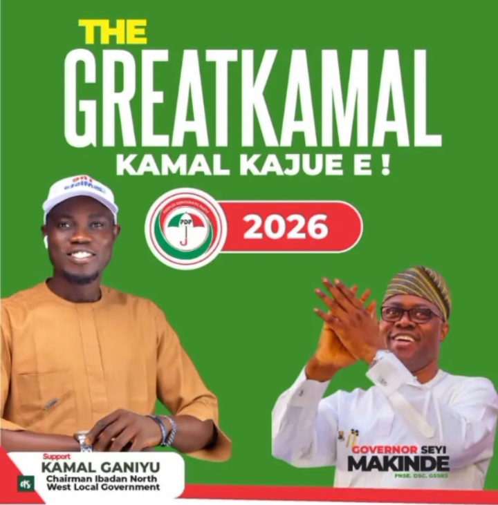 “KamalKajue” 2026: Kamal Ganiyu A Frontrunner For Ibadan North West Chairmanship